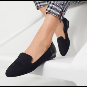 Ladies Aldo Suede Black Flats